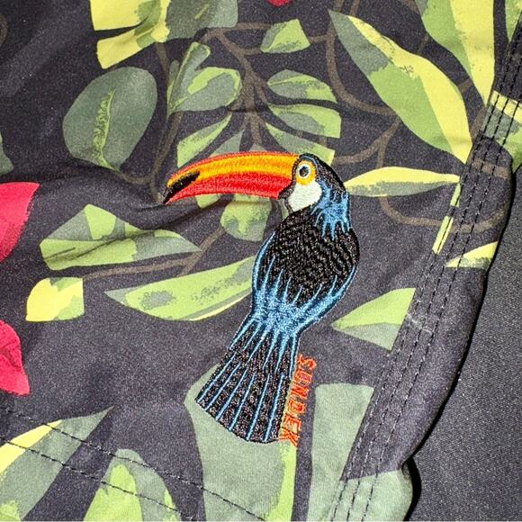 RARE Sundek Men’s Swim Trunks - Toucan Embroidered - Picture 7 of 7